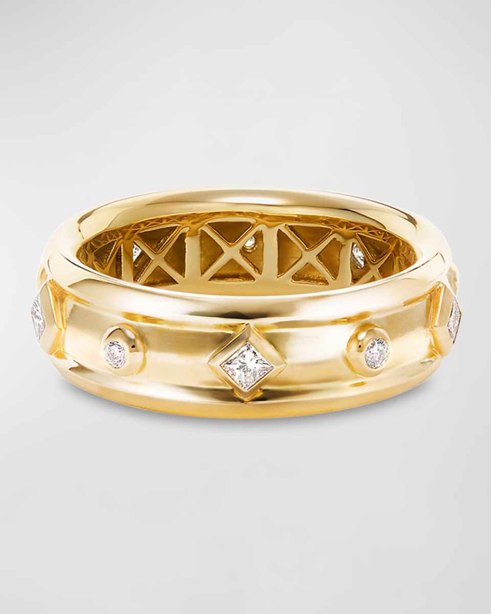 18k Modern Renaissance Ring w/ Diamonds